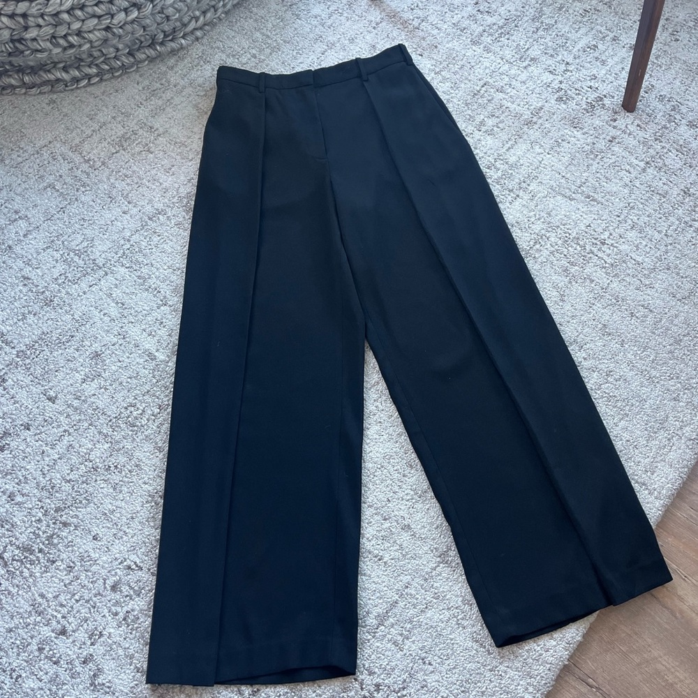 Aritzia Babaton Marmont Black High-rise Wide-leg Wide-Leg Formal Evening Pants - Picture 9 of 16